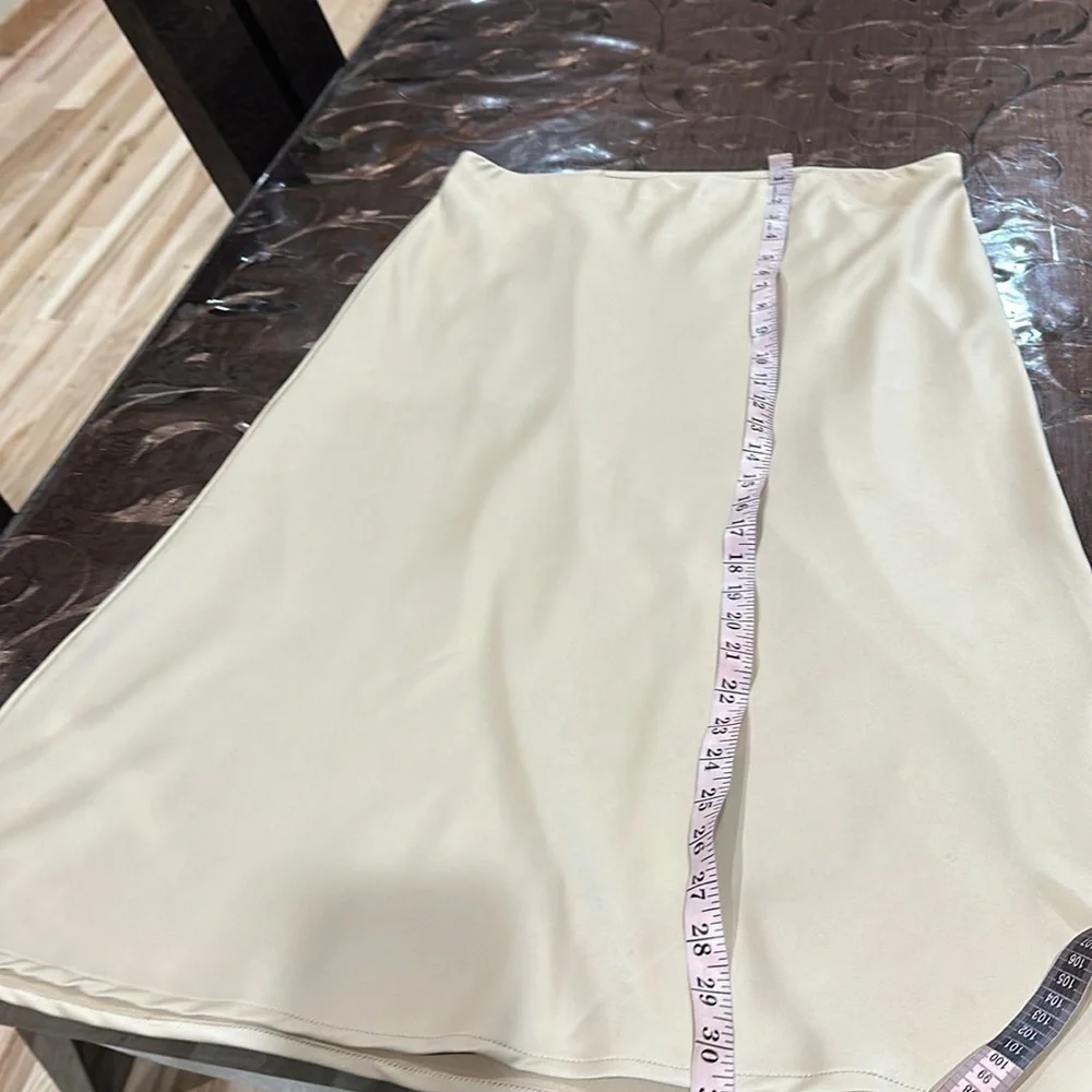 Rachel Zoe Classic Beige Maxi Skirt